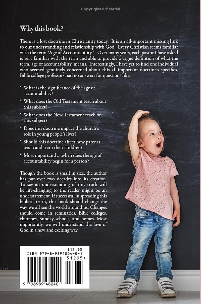 Back cover of The Age of Accountability